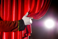 curtain being opened